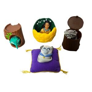 Disney Vintage Finger Puppets Pocahontas 90s Toys Burger King Toys Nostalgia